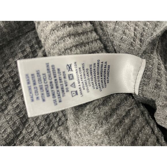 Splendid Women’s L/S Charcoal Ribbed Knit Sweater Size L - Picture 4 of 4